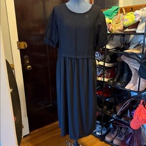 Zara Black Midi Dress